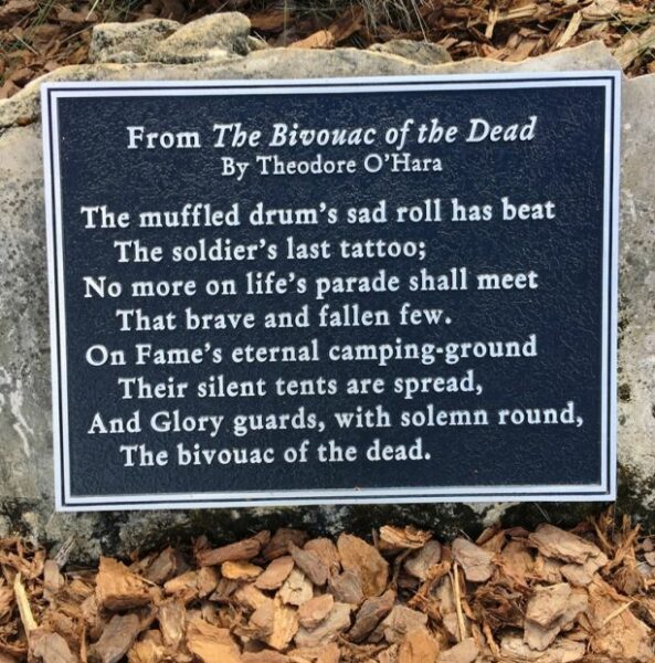 CAPE CANAVERAL NATIONAL CEMETERY BIVOUAC OF THE DEAD MEMORIAL PLAQUE
