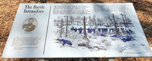 THE BATTLE INTENSIFIES WAR MEMORIAL PANEL