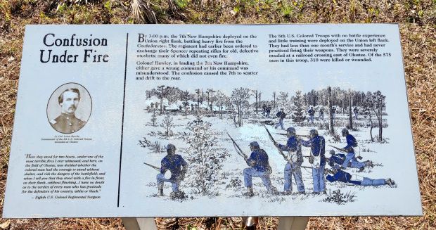 CONFUSION UNDER FIRE WAR MEMORIAL PANEL