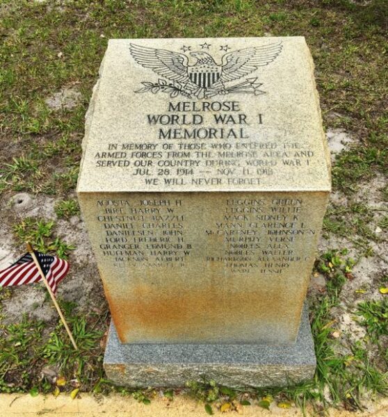 MELROSE WORLD WAR I MEMORIAL