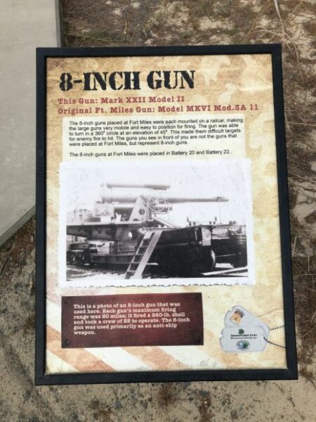 8-INCH GUN WAR MEMORIAL PLAQUE