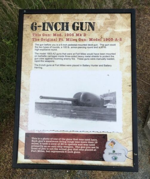6-INCH GUN WAR MEMORIAL PLAQUE