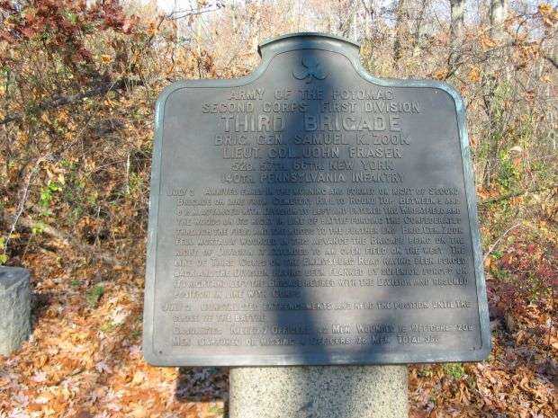 THIRD BRIGADE FIRST DIVISION SECOND CORPS WAR MEMORIAL