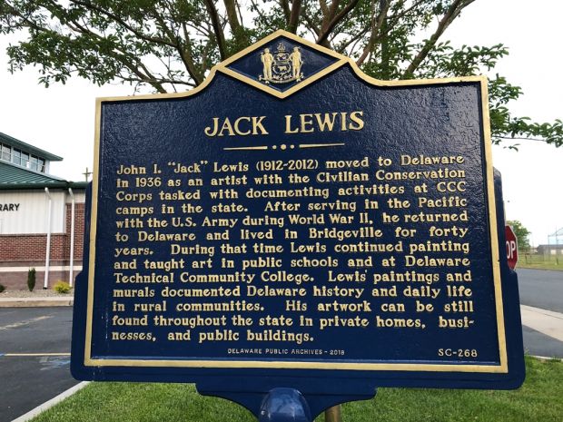 JACK LEWIS MEMORIAL MARKER