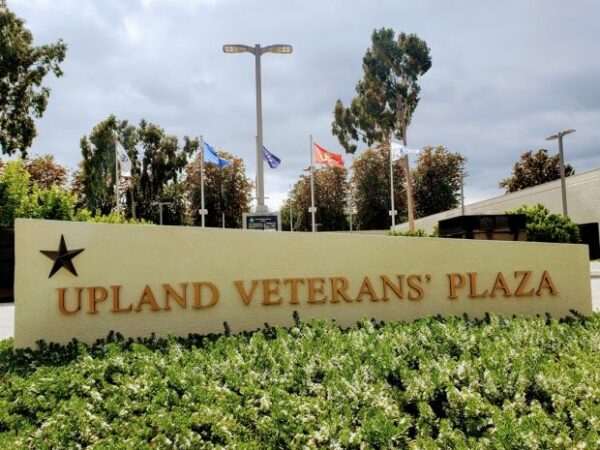 UPLAND VETERANS’ PLAZA ENTRANCE STONE