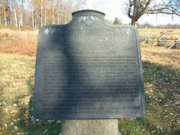 THIRD BRIGADE SECOND DIVISION THIRD CORPS WAR MEMORIAL