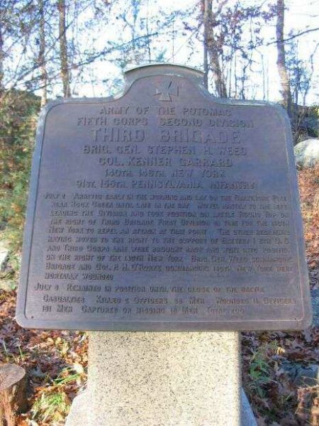 THIRD BRIGADE SECOND DIVISION FIFTH CORPS WAR MEMORIAL