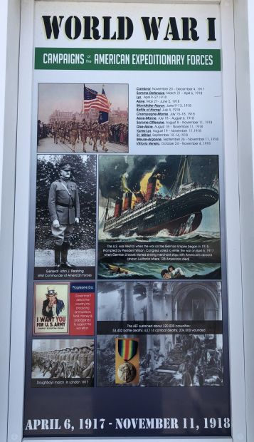 OCEAN CITY WORLD WAR I MEMORIAL PLAQUE