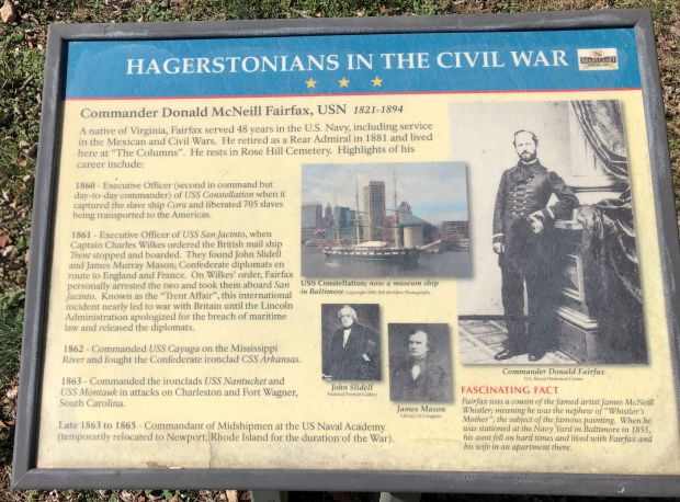 HAGERSTONIANS IN THE CIVIL WAR MEMORIAL PANEL