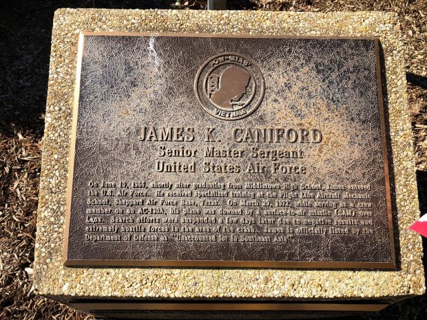 JAMES K. CANFORD WAR MEMORIAL PLAQUE A