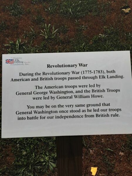 ELKTON REVOLUTIONARY WAR MEMORIAL PLAQUE