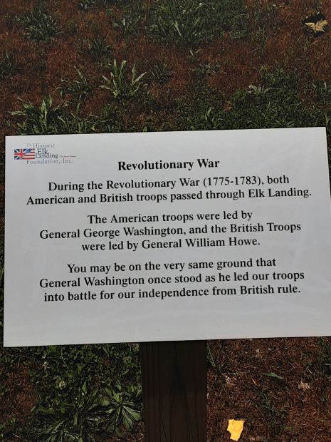 ELKTON REVOLUTIONARY WAR MEMORIAL PLAQUE