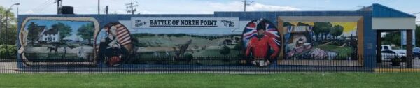 HOME OF THE BRAVE WAR MEMORIAL MURAL