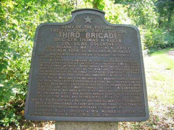 THIRD BRIGADE FIRST DIVISION TWELFTH CORPS WAR MEMORIAL