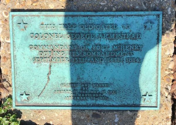 COLONEL GEORGE ARMISTEAD WAR MEMORIAL TREE PLAQUE