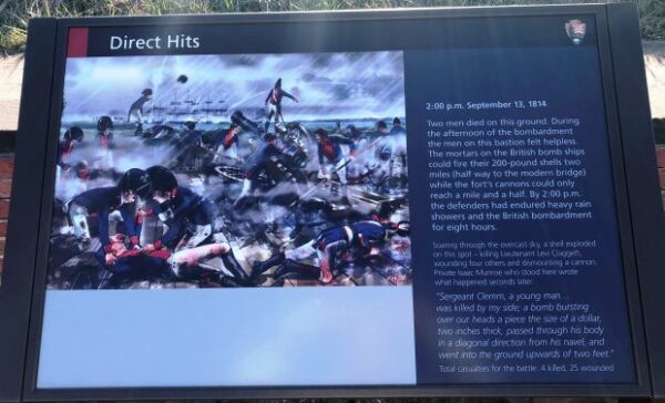 DIRECT HITS WAR MEMORIAL PANEL