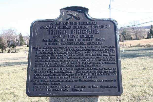 THIRD BRIGADE SECOND DIVISION CAVALRY CORPS WAR MEMORIAL