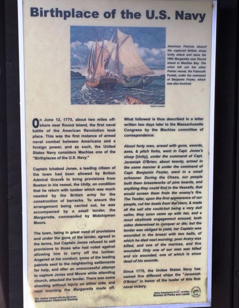 BIRTHPLACE OF THE U.S. NAVY MEMORIAL PANEL