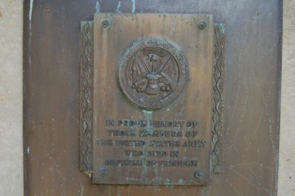 MEMORIAL OAK GROVE PLAQUE