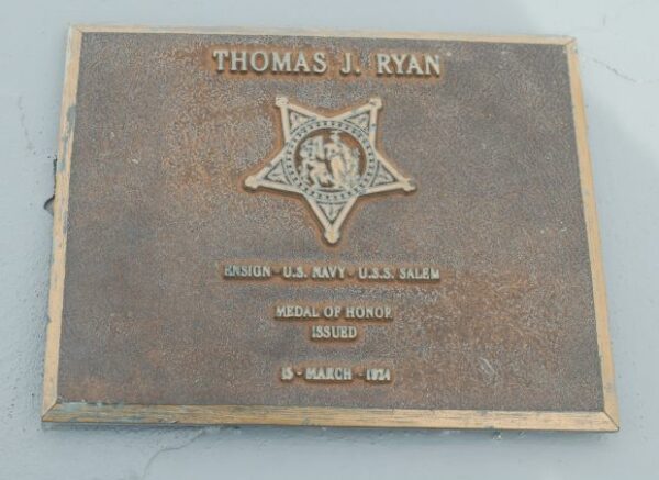 THOMAS J. RYAN MEDAL OF HONOR WAR MEMORIAL PLAQUE