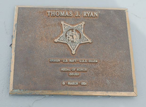 THOMAS J. RYAN MEDAL OF HONOR WAR MEMORIAL PLAQUE