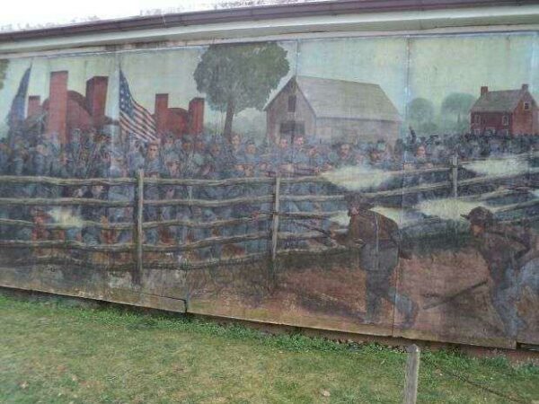 THE COSTER AVENUE WAR MEMORIAL MURAL