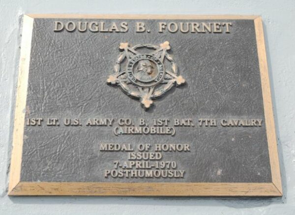 DOUGLAS B. FOURNET MEDAL OF HONOR WAR MEMORIAL PLAQUE