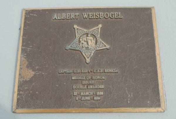 ALBERT WEISBOGEL MEDAL OF HONOR WAR MEMORIAL PLAQUE