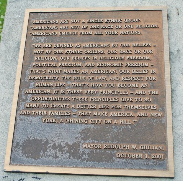 LAKE CHARLES 9/11 MEMORIAL PLAQUE B