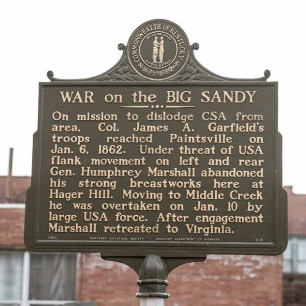 WAR ON THE BIG SANDY MEMORIAL MARKER