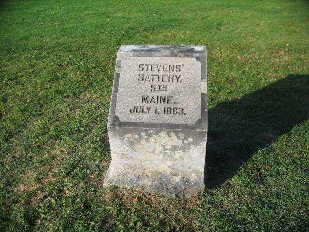 STEVENS’ BATTERY 5TH MAINE MEMORIAL