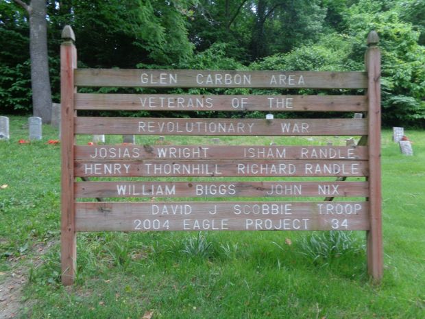 GLEN CARBON AREA VETERANS OF THE REVOLUTIONARY WAR MEMORIAL FENCE
