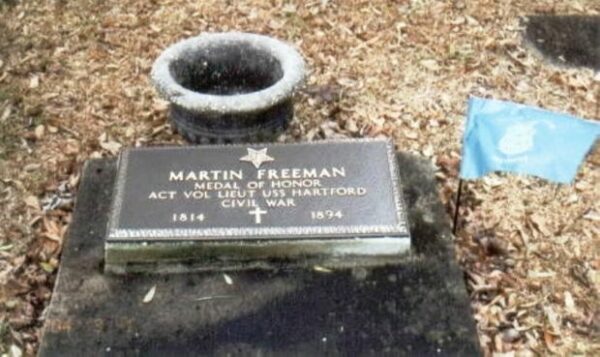 MARTIN FREEMAN MEDAL OF HONOR WAR MEMORIAL GRAVESTONE