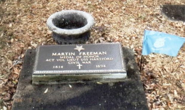 MARTIN FREEMAN MEDAL OF HONOR WAR MEMORIAL GRAVESTONE