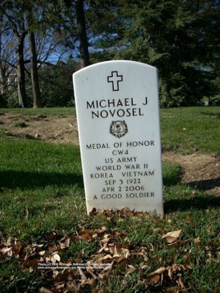 MICHAEL J NOVOSEL MEDAL OF HONOR WAR MEMORIAL GRAVESTONE