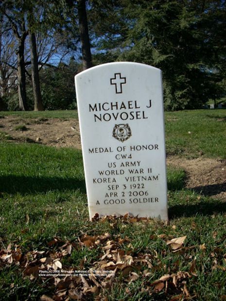 MICHAEL J NOVOSEL MEDAL OF HONOR WAR MEMORIAL GRAVESTONE
