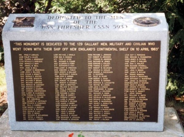 USS THRESHER (SSN 593) HONOR ROLL MEMORIAL