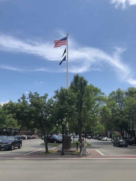 KEENE REMEMBERS WAR MEMORIAL FLAGPOLE