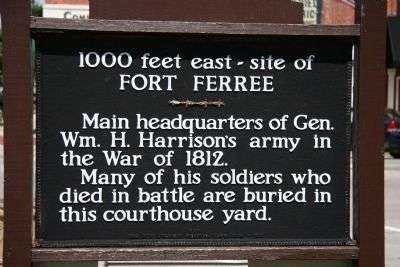 FORT FERREE MEMORIAL MARKER