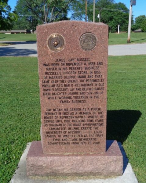 JAMES “JAY” RUSSELL TANK WAR MEMORIAL STONE BACK