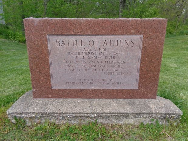 BATTLE OF ATHENS WAR MEMORIAL