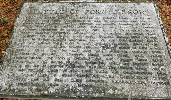 BATTLE OF PORT GIBSON WAR MEMORIAL PLAQUE