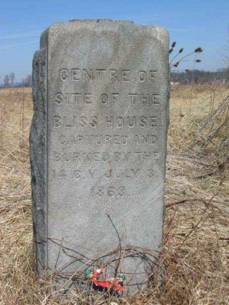 SITE OF THE BLISS HOUSE MEMORIAL