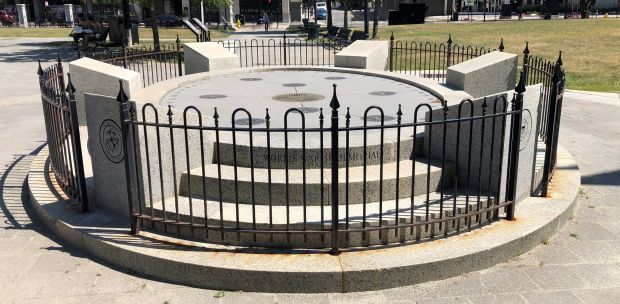WORCESTER WORLD WAR II MEMORIAL CENTER STONE