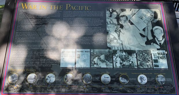WAR IN THE PACIFIC MEMORIAL PANEL