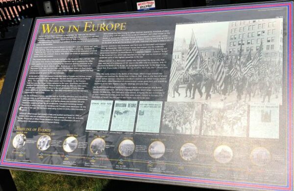 WAR IN EUROPE MEMORIAL PANEL