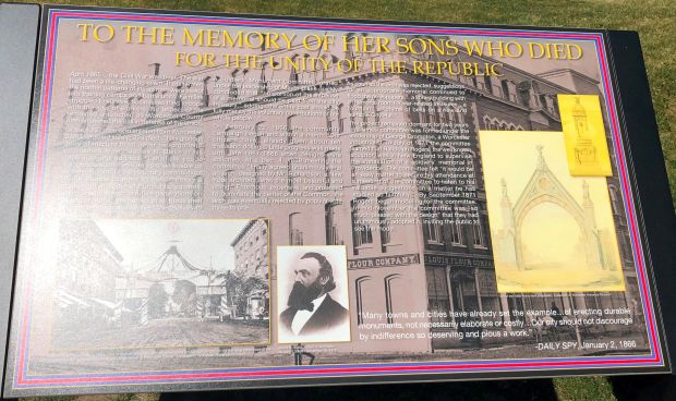 TO THE MEMORY OF HER SONS WHO DIED FOR THE UNITY OF THE REPUBLIC MEMORIAL PANEL