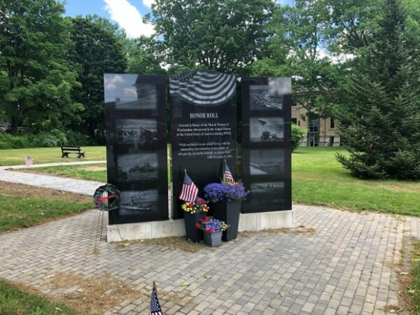 WINCHENDON WORLD WAR II MEMORIAL LEFT SIDE