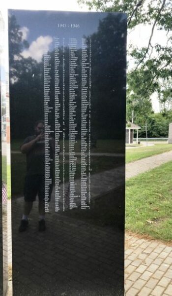 WINCHENDON WORLD WAR II MEMORIAL SLAB C