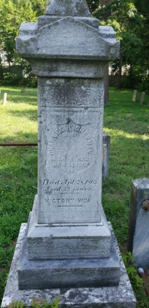 CHARLES R. SHERMAN WAR MEMORIAL CEMETERY STONE